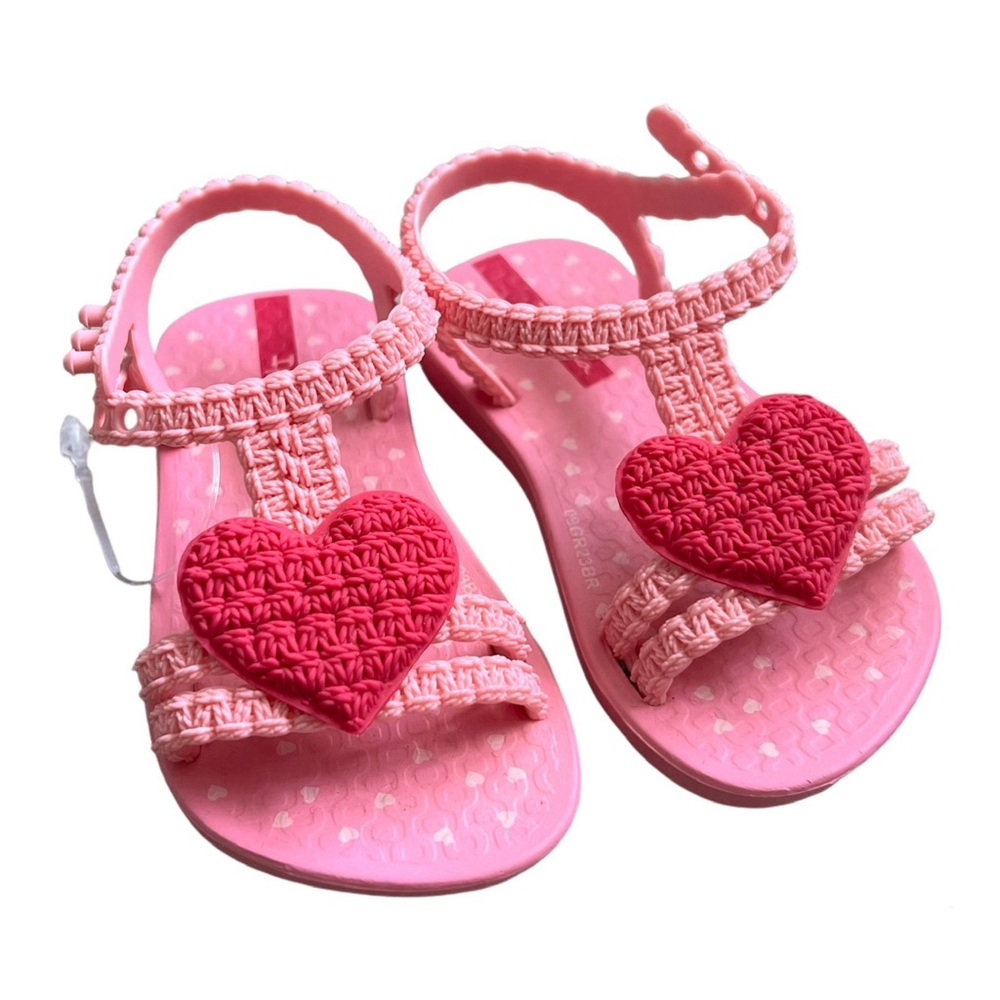 NEW: My First Ipanema Sandal, Heart, Pink_Size 5